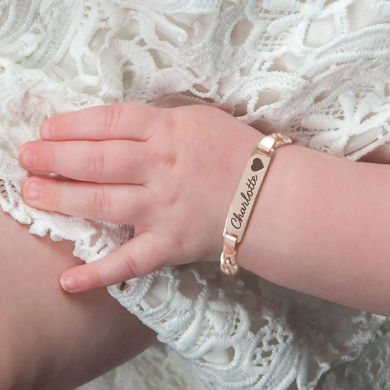 Baby Name Bracelet - Personalised Baby Gift - Personalised Blanket Bracelet Brother & Sisters