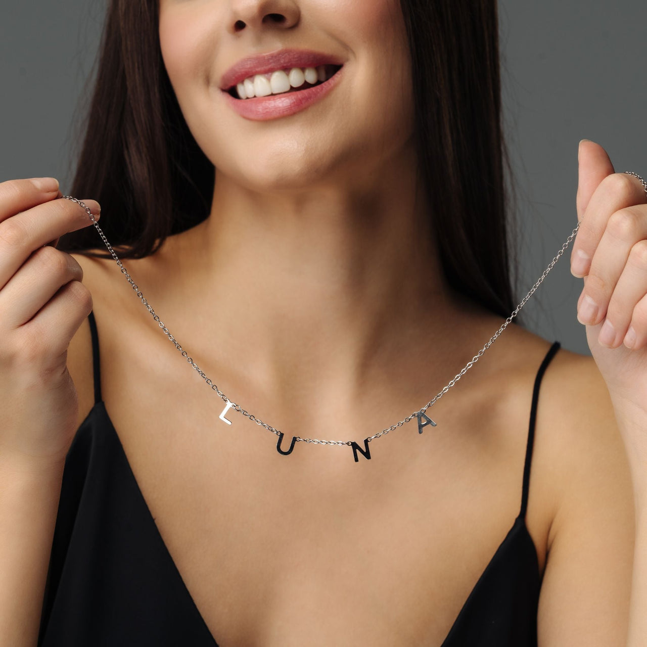 Classic Name Necklace - Custom Name Necklace - Gifts for Mom - Personalized Gift - Birthday Gifts for Her Necklace Brother & Sisters