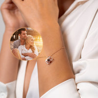 Thumbnail for Memories Personalized Photo Bracelet - Personalized Gift for Women - Custom Jewelry For Her - Custom Bracelet Picture - Personalised Photo Gift Bracelet Rose Gold Brother & Sisters