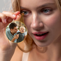 Thumbnail for Stainless Steel Ring - Woman Ring - Adjustable Photo Ring - Personalised Ring Ring Brother & Sisters