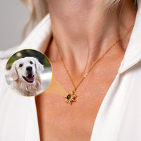 Thumbnail for Sun Photo Necklace - Personalised Necklace - Customised Necklace Necklace Brother & Sisters