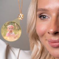 Thumbnail for Sun Photo Necklace - Personalised Necklace - Customised Necklace Necklace Brother & Sisters