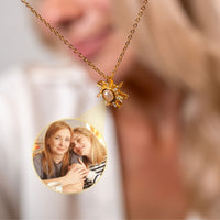 Thumbnail for Sun Photo Necklace - Personalised Necklace - Customised Necklace Necklace Gold Brother & Sisters