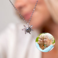 Thumbnail for Sun Photo Necklace - Personalised Necklace - Customised Necklace Necklace Silver Brother & Sisters