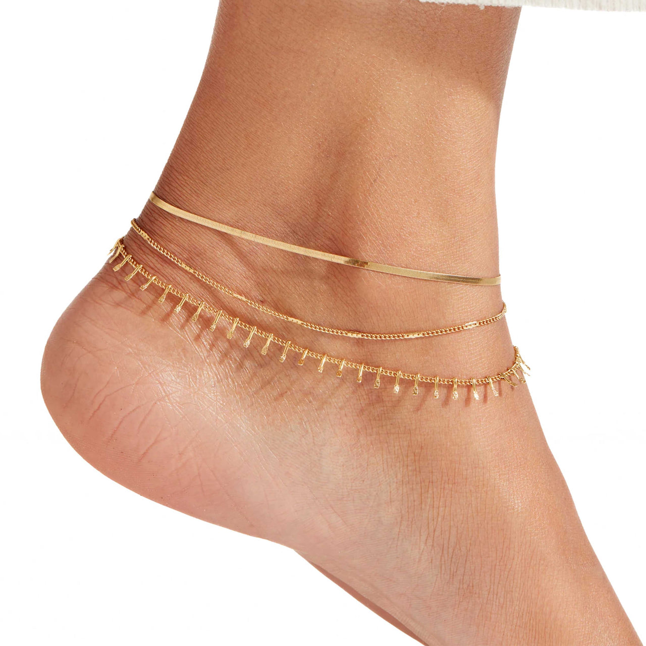 Surf Anklet - Ankle Bracelet - Anklet for Women - Gold Leg Bracelet Anklet Brother & Sisters