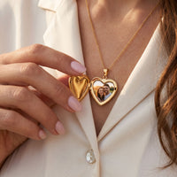 Thumbnail for Love Heart Photo Locket Necklace