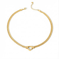 Thumbnail for Vali Heart Choker Necklace