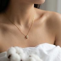 Thumbnail for Crystal Flower Necklace