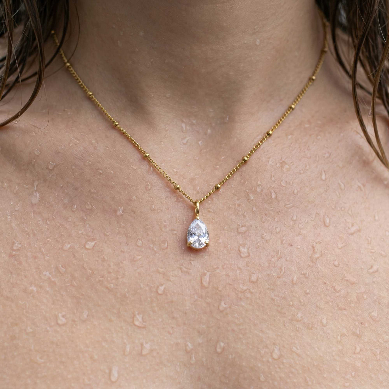 Astra Teardrop Necklace