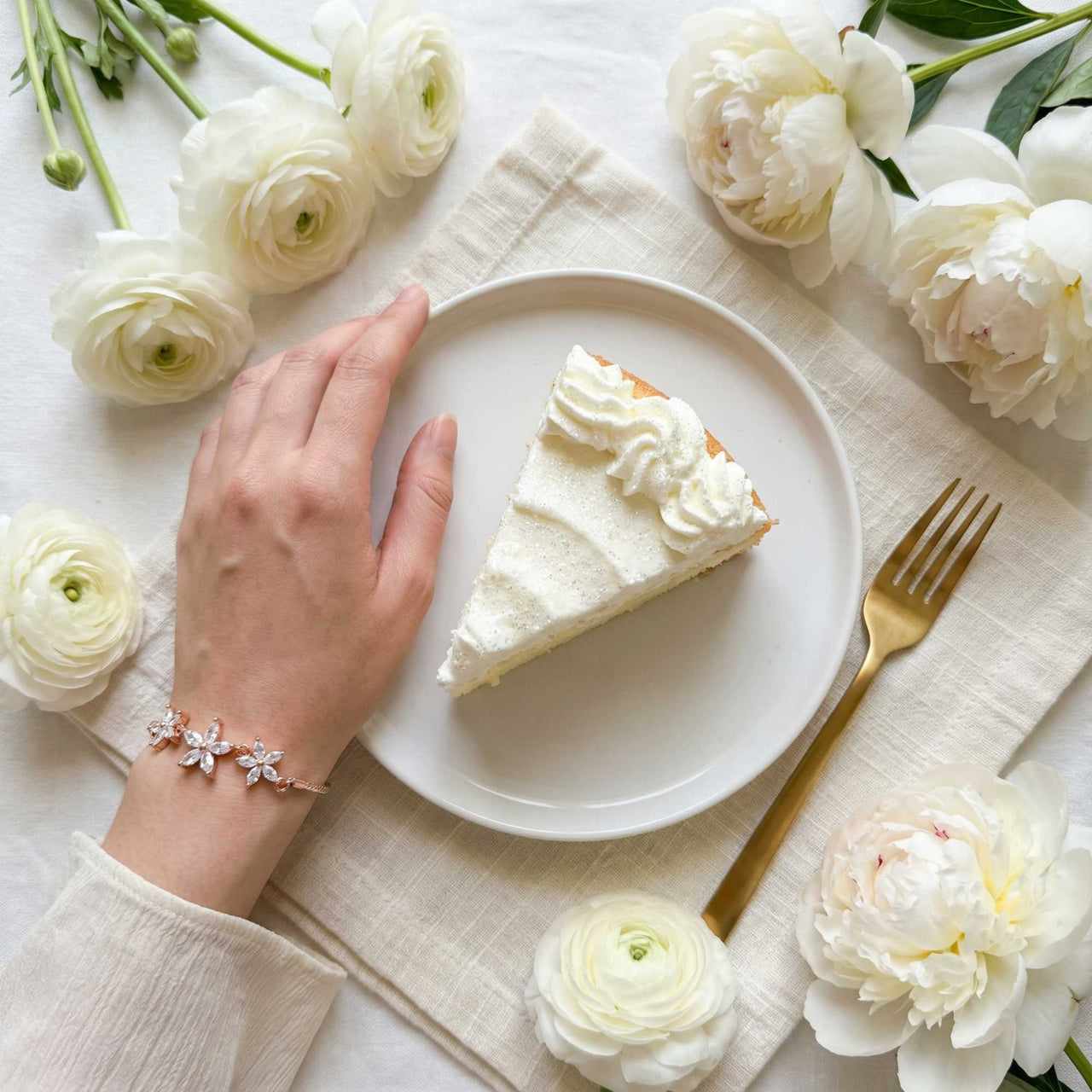 Crystal Flower Bracelet