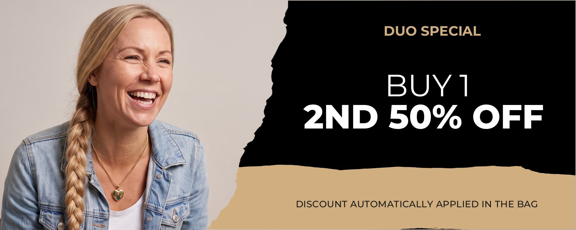 Duo offer: buy one secret photo necklace, get the second 50% off — Brother & Sisters