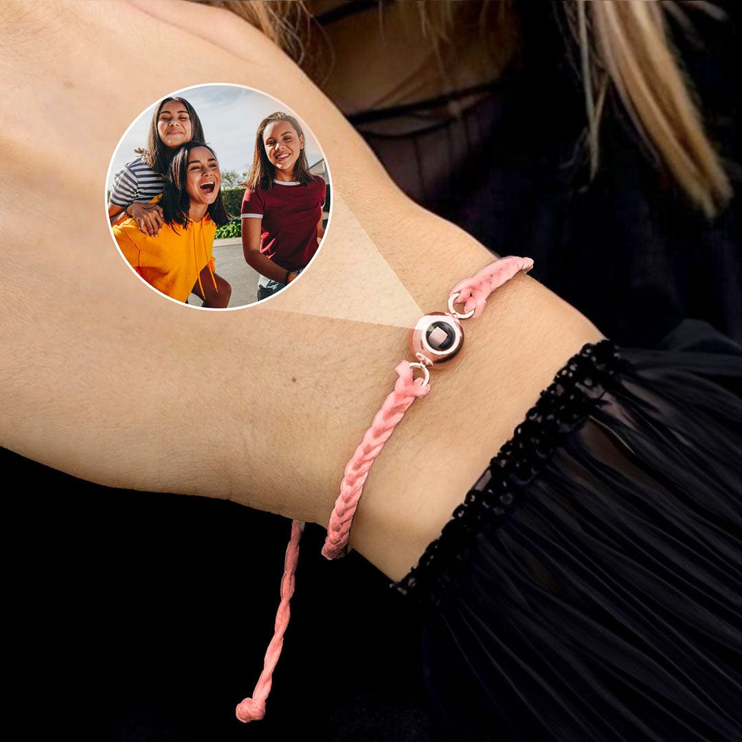 Circle Photo Bracelet