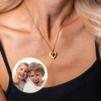 Thumbnail for Precious Heart Photo Necklace