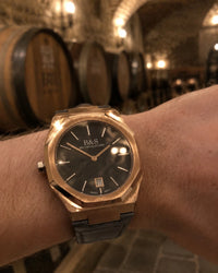 Thumbnail for Grey King men's watch, close-up on the wrist – Brother & Sisters (SKU 01122019-grey-king)