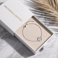 Thumbnail for Globe bracelet — in the gift box, silver | SKU: 22665062-white-gold