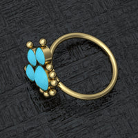 Thumbnail for Meteor Nose Ring - Titanium Nose Jewelry - Gold Nose Ring - Nose Piercing Jewelry Nose Ring Brother & Sisters