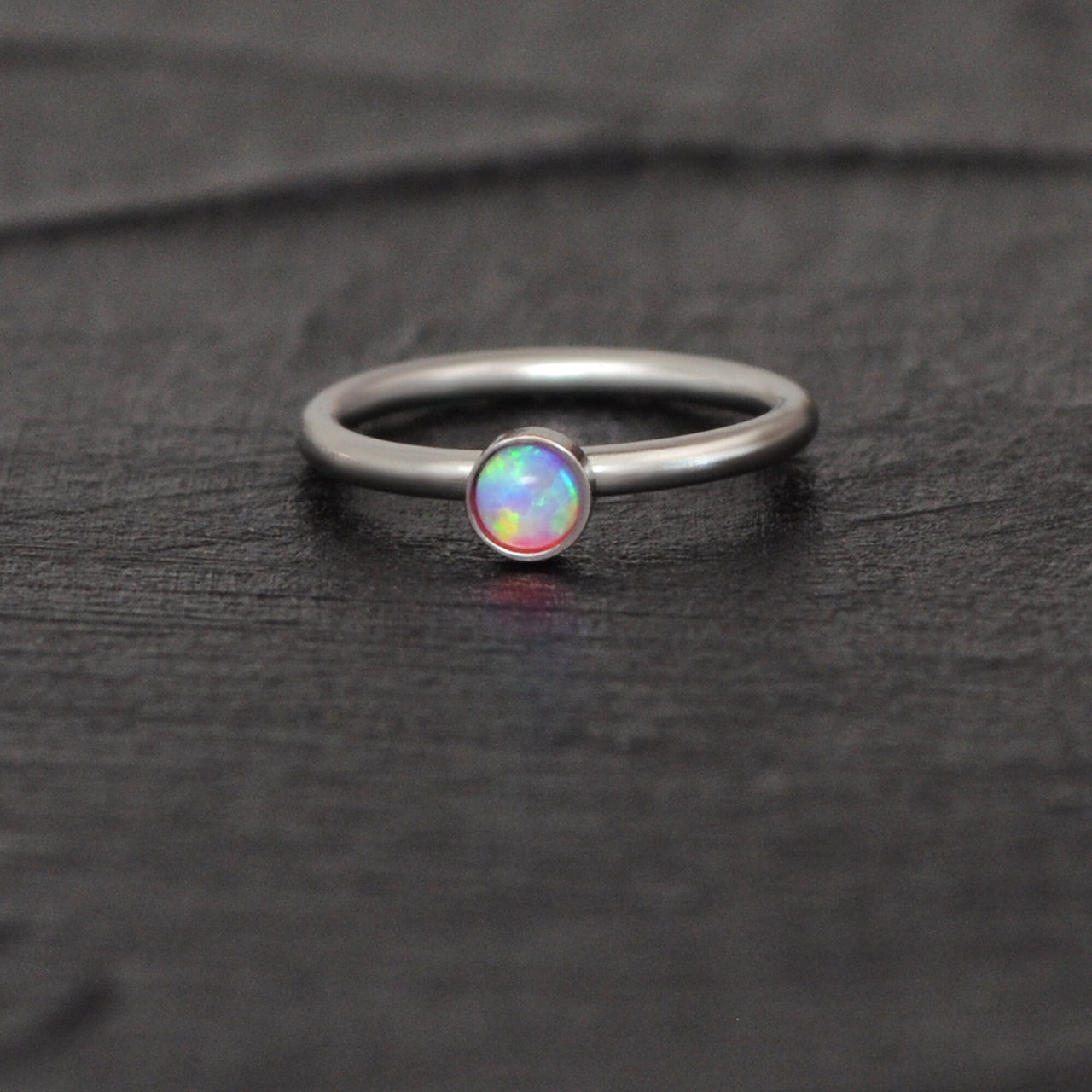 Opalescent Nose Ring - Titanium Nose Jewelry - Gold Nose Ring - Nose Piercing Jewelry Nose Ring Brother & Sisters