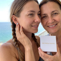 Thumbnail for Silver stud earrings offered as a gift by her mother | SKU: 1953493