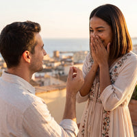 Thumbnail for Curved wedding band — a marriage proposal, rose gold | SKU: 10645547-4.5-rose-gold