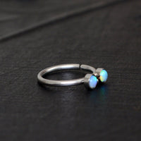 Thumbnail for Sparkling Nose Ring - Titanium Nose Jewelry - Gold Nose Ring - Nose Piercing Jewelry Nose Ring Brother & Sisters