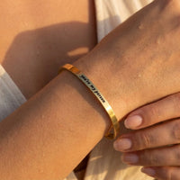 Thumbnail for Best friend bracelet — close-up of the details, gold | SKU: 8174603-gold-color