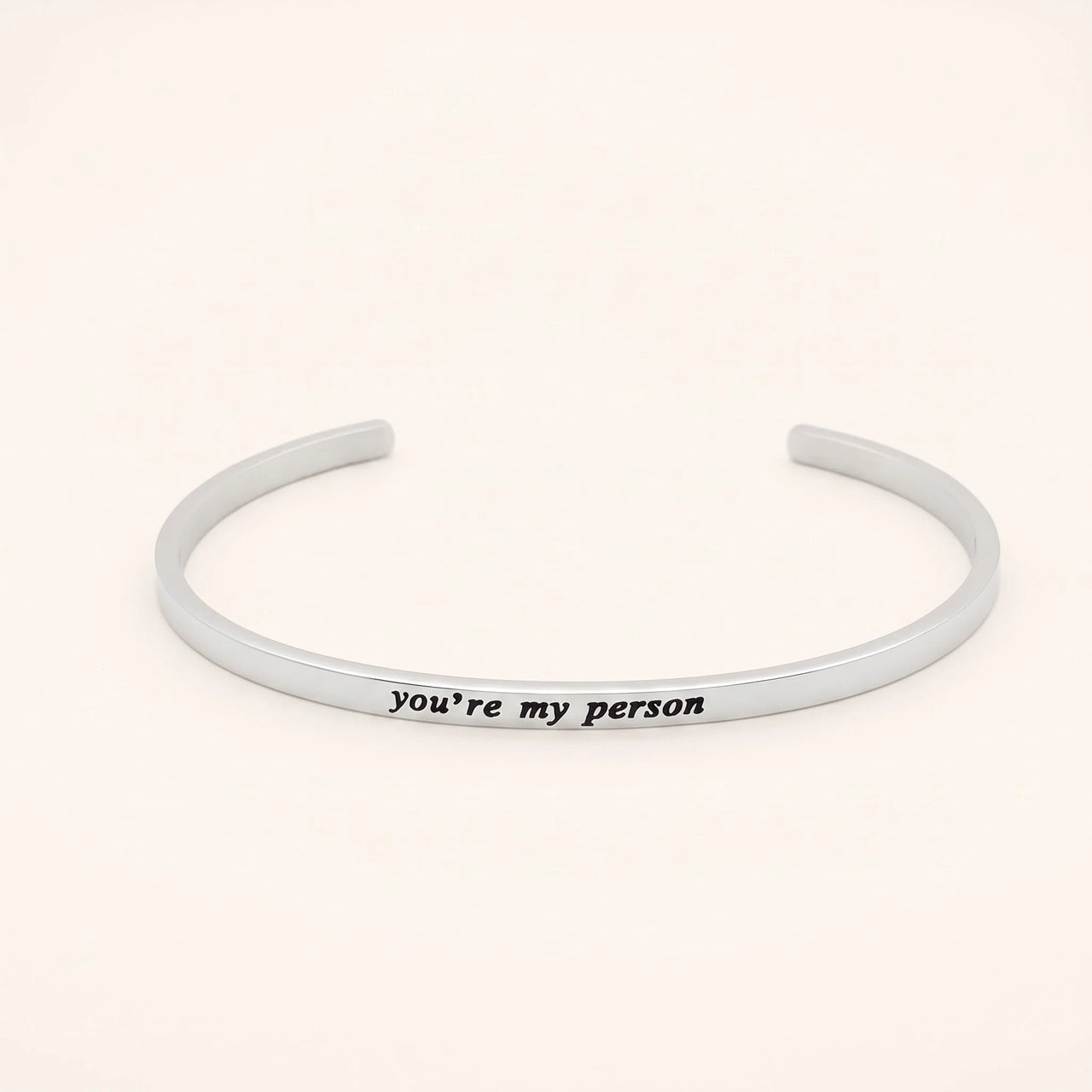Best friend bracelet — product photo on a white background, silver | SKU: 8174603-silver-color